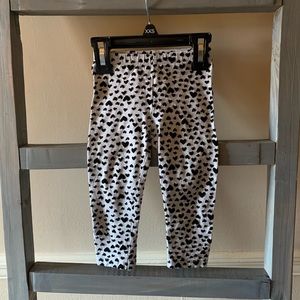 Textured Heart Leggings